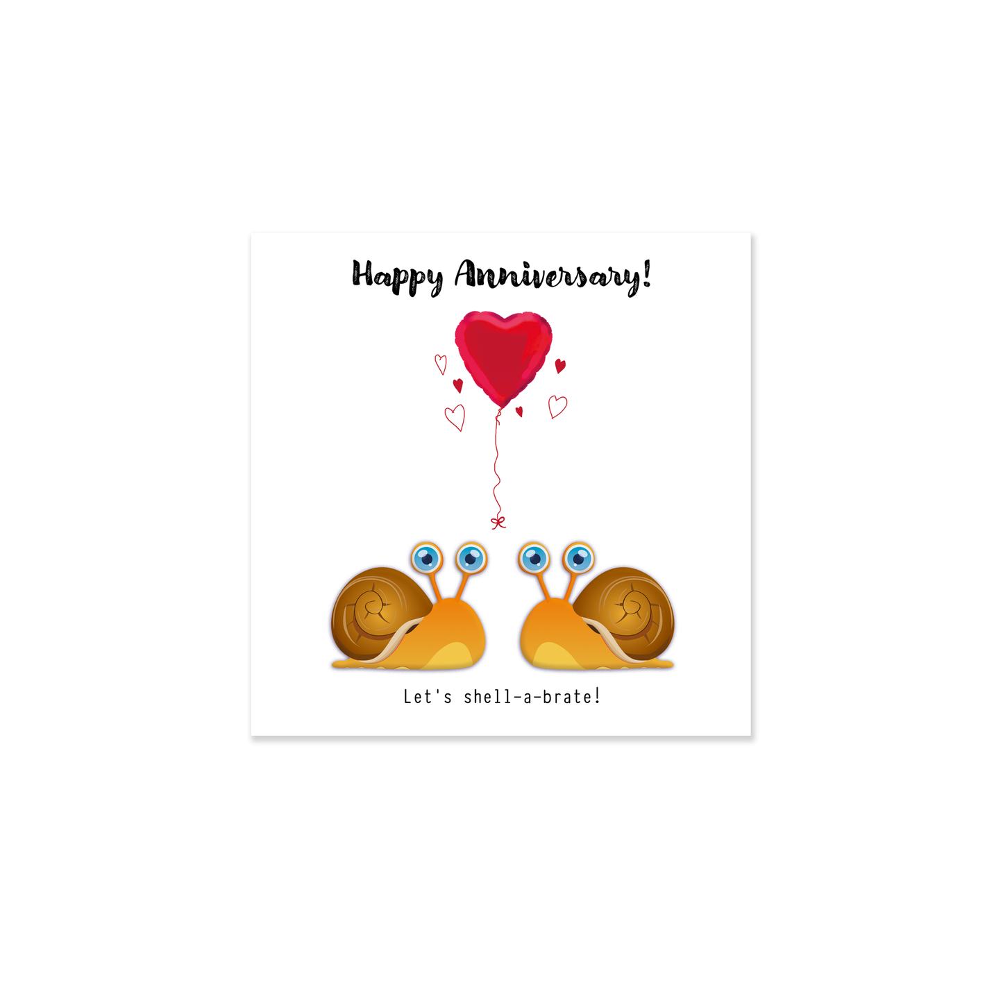 Snail Anniversary Card